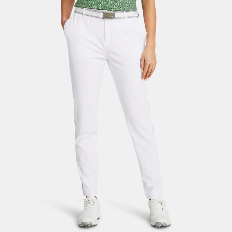 Women's Under Armour Drive Pants White / Halo Gray / Halo Gray 8
